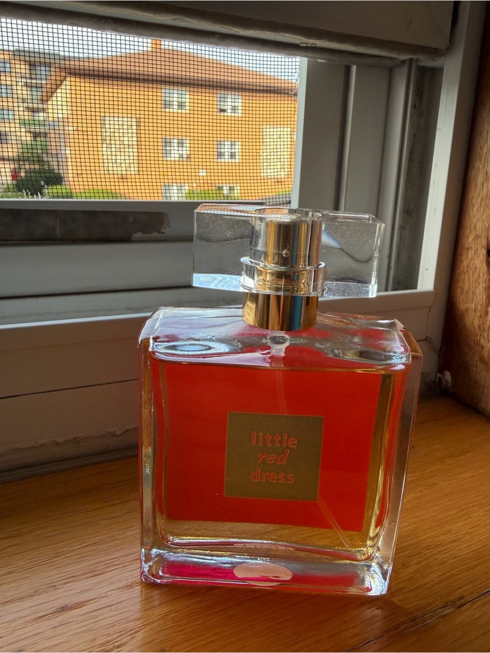 Avon Little Red Dress Women’s Fragrance - Red with Gold Accents